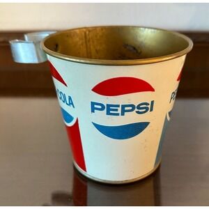Cheinco Pepsi Tin Advertising‎ Bucket Chair Soda Holder